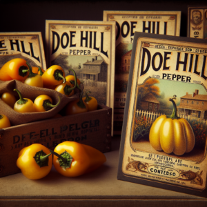 Doe Hill Seed Peppers in Vintage Seed Packages Garden Faerie Botanicals