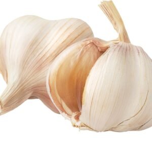 German Mennonite Garlic. Organically grown by Canadian Seed Supplier Garden Faerie Botanicals. Large bulbs with 4-6 cloves per bulb. Heirloom from Germany with amazing, robust flavour.